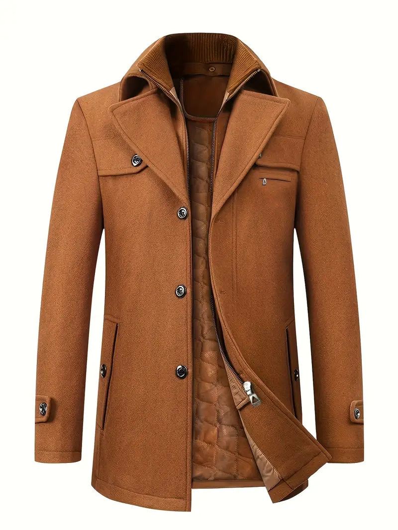 Drune | Eleganter Langer Trenchcoat Für Herren