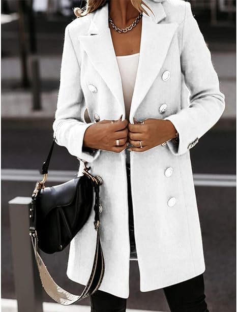 Drune | Solide Farbe Mantel Jacke