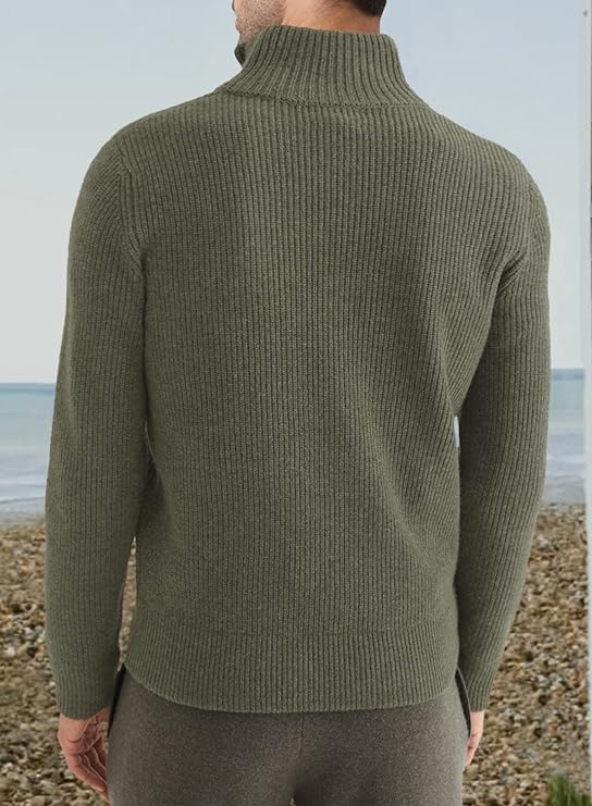 Drune | Stylischer Zipper Pullover für Herren (italienisches Design)