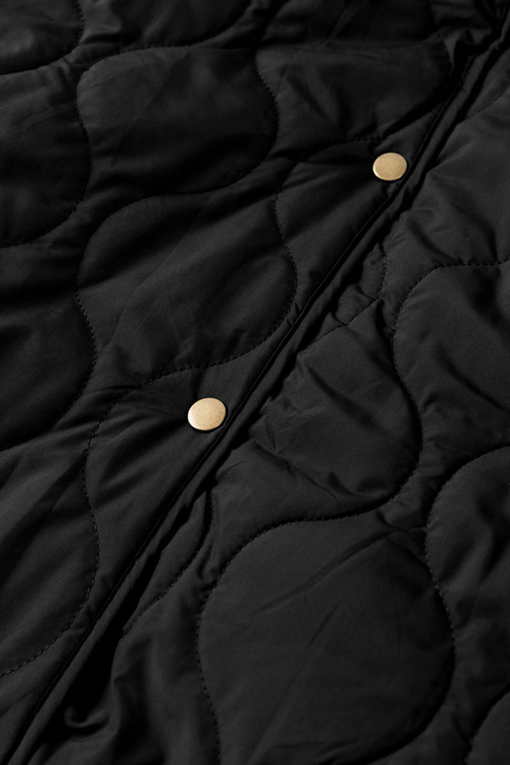 Drune | Steppjacke - Sherpa-Futter - Druckknopfverschluss - Vielseitige Wärme