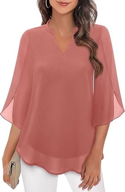 Drune | Schicke Schichtbluse mit schmeichelhaftem Schnitt