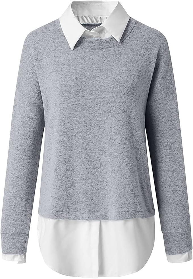 Drune | Klassischer Pullover mit Hohem Kragen Wollmischung Elegant und Zeitlos