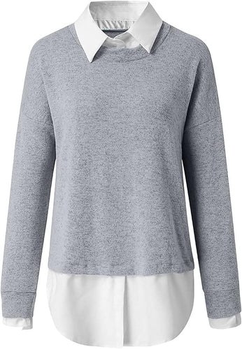 Drune | Klassischer Pullover mit Hohem Kragen Wollmischung Elegant und Zeitlos