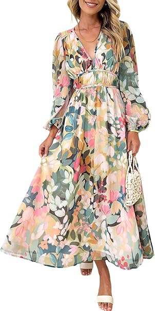 Drune | Elegantes Blumen-Maxi für Damen