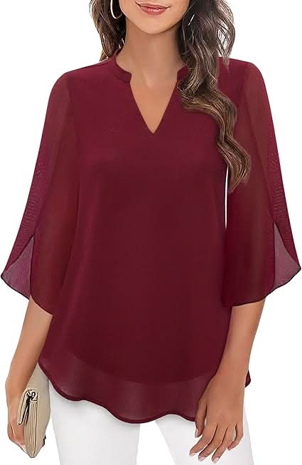 Drune | Schicke Schichtbluse mit schmeichelhaftem Schnitt