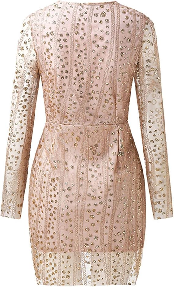 Drune | Glamouröse Pailletten Kleid
