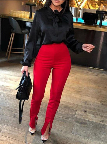 Drune | Hohe Bund ausgestellte Hose