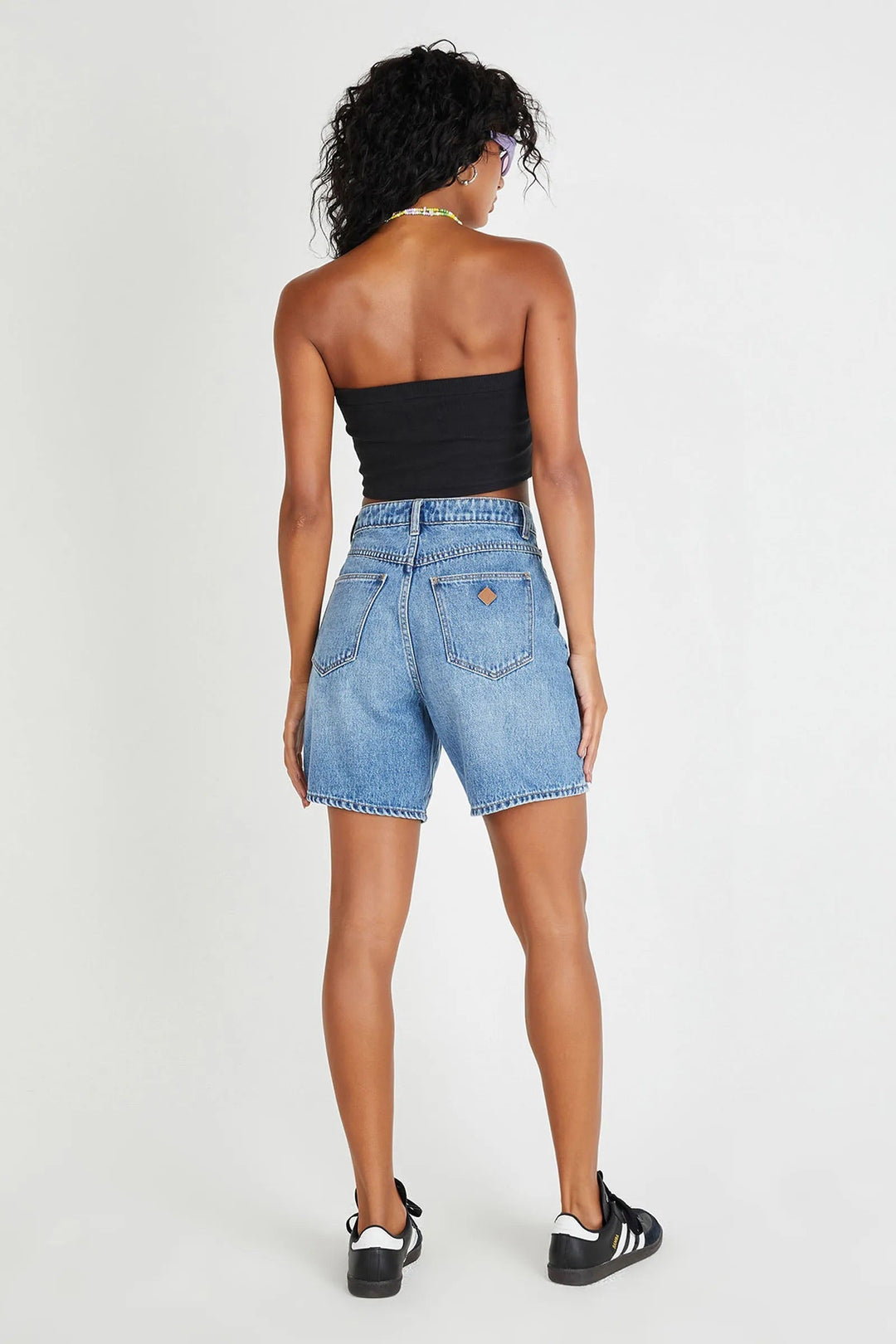 Drune | Damen Relaxed Denim Stil Shorts Casual