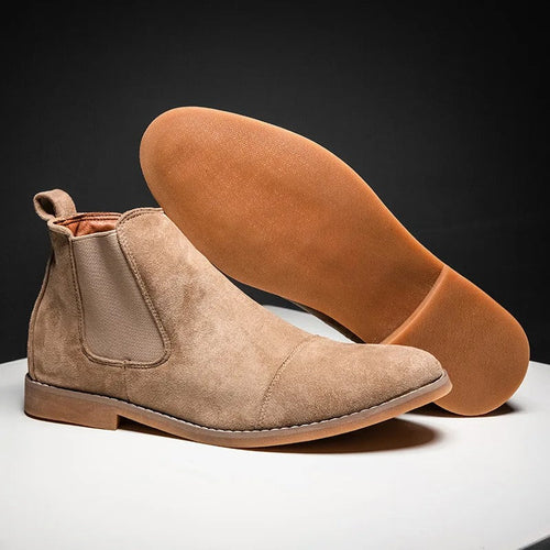 Drune | Wildleder Chelsea Boots Für Herren Stilvoll & Nachhaltig