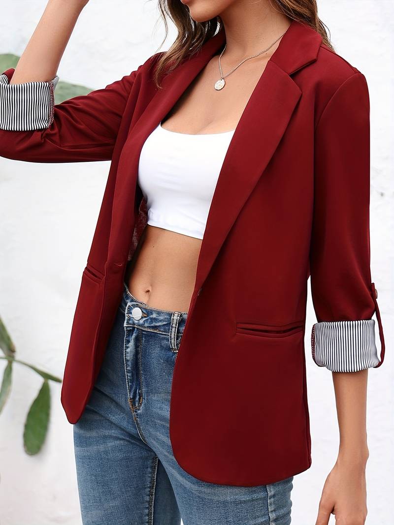 Drune | Casual Blazer mit Offener Vorderseite für Damen | Stilvoll und Bequem