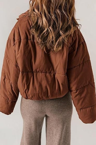 Drune | Schlichte gestepptes Puffer-Jacke
