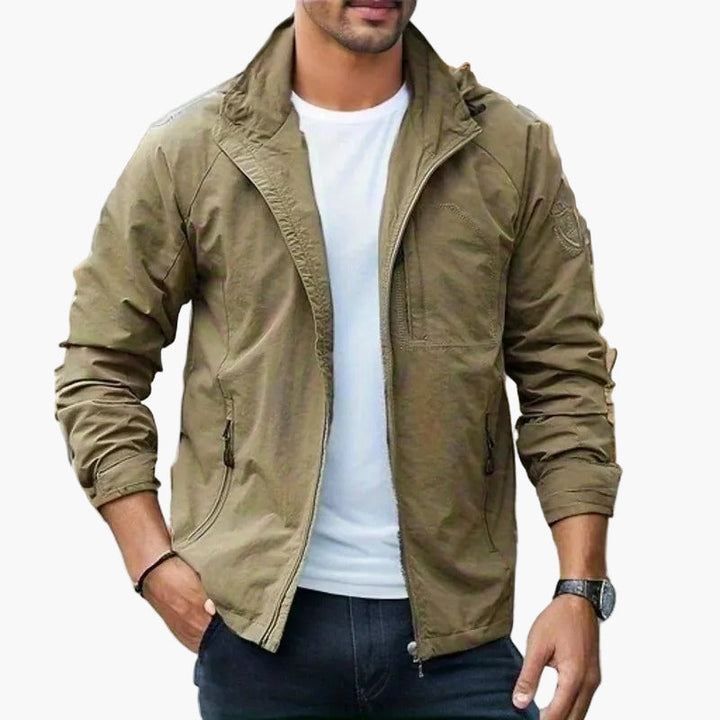 Drune | Cargo Sommerjacke Wasserfest Atmungsaktiv Freizeit Outdoorjacke