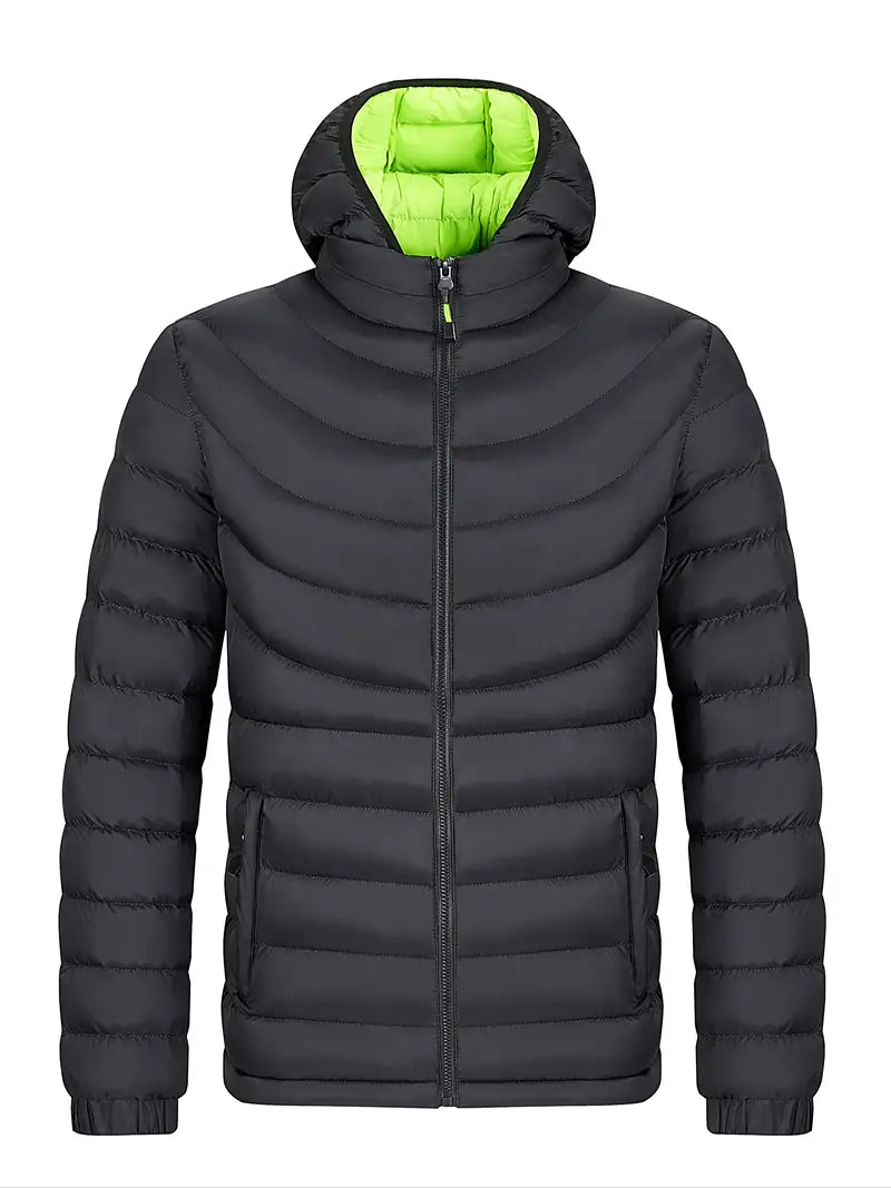 Drune | Herrenjacke gefüttert mit hohem Kragen für Herbst und Winter