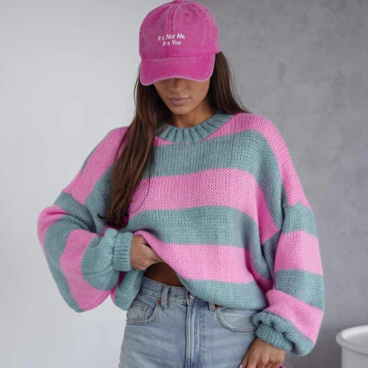 Drune | Light, airy knit sweater with loose-fitting sleeves