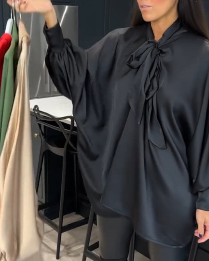 Drune | Bandkragen und Elegante Bluse