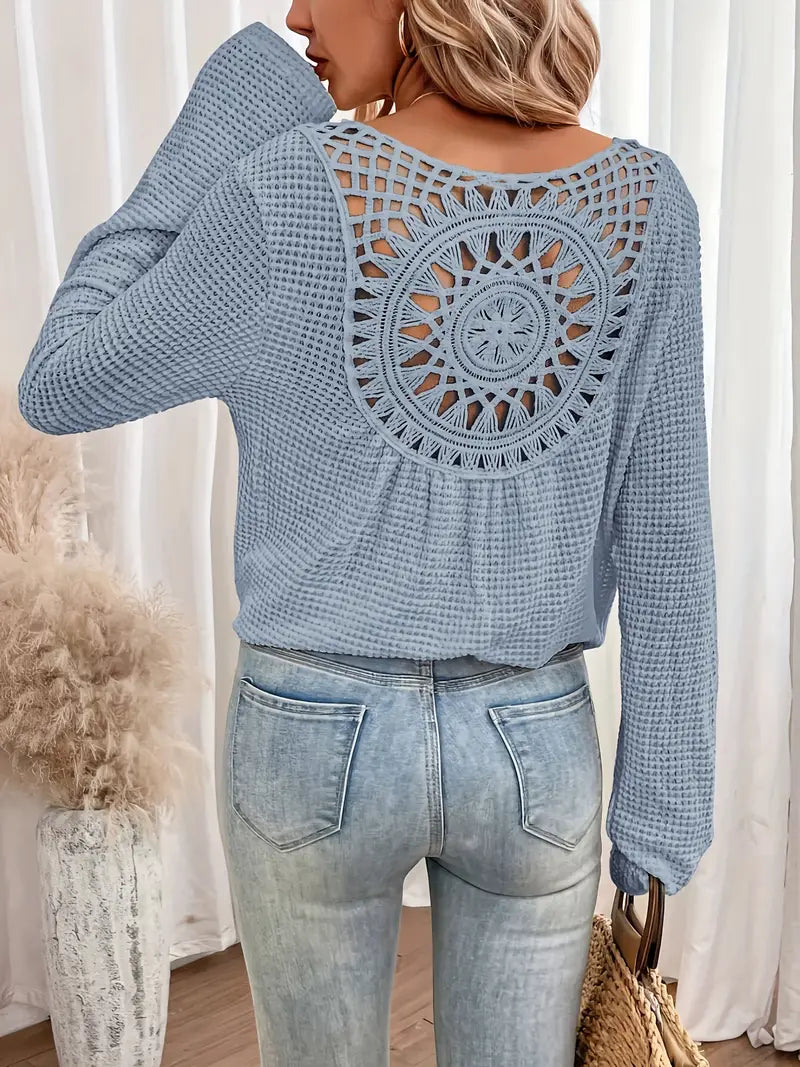 Drune | Eleganter V-Ausschnitt Pullover mit Zeitlosem Design