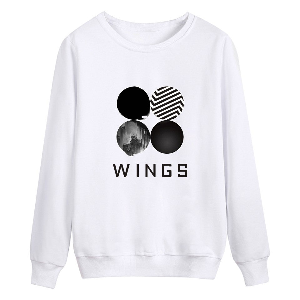 Damen Sweatshirt mit kreativem Grafikdruck und Rundhalsausschnitt Drune