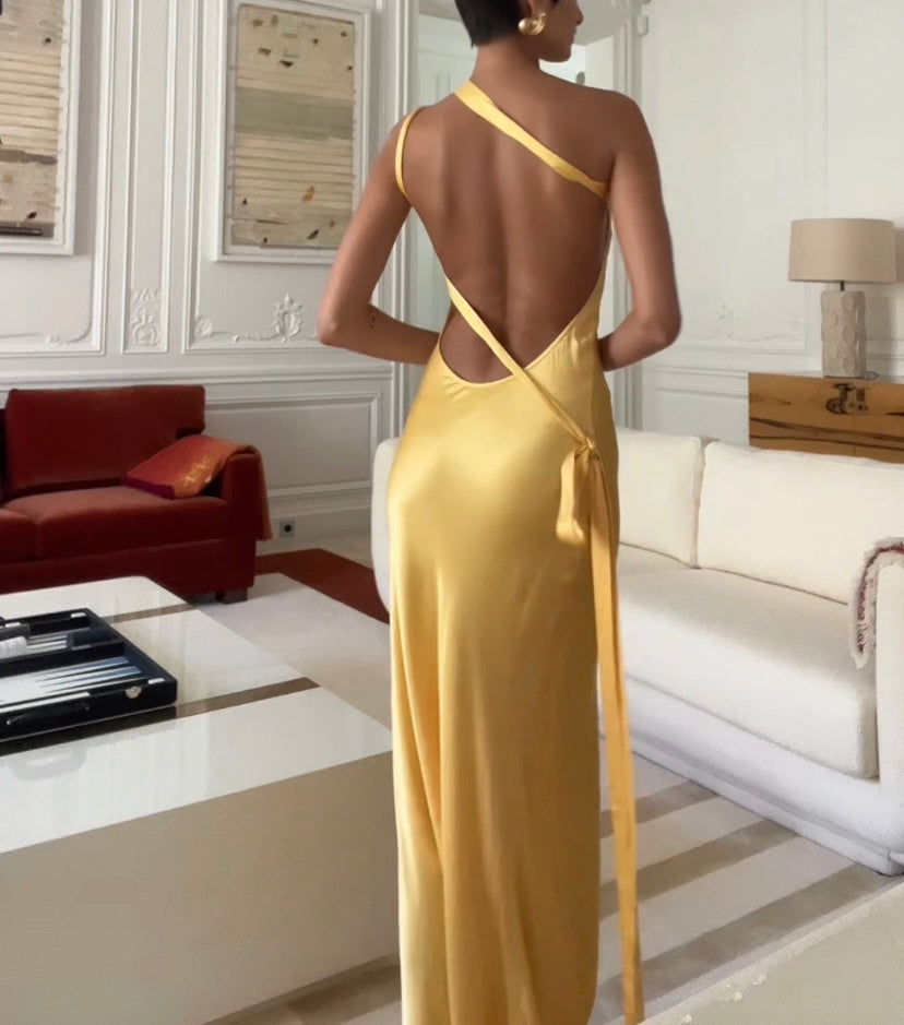 Drune | Shoulder-Kleid Mit Schnürdetails Für Frauen