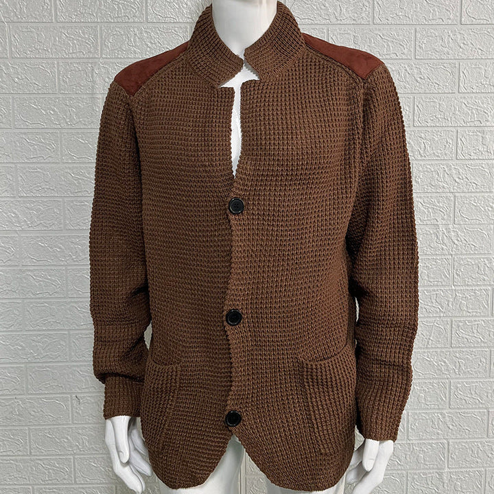 Drune | Strickjacke mit Stehkragen