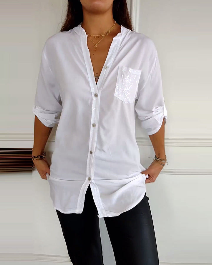 Drune | Stilvolle Bluse mit Glimmer Nicht Spezifiziert Elegant und Strahlend