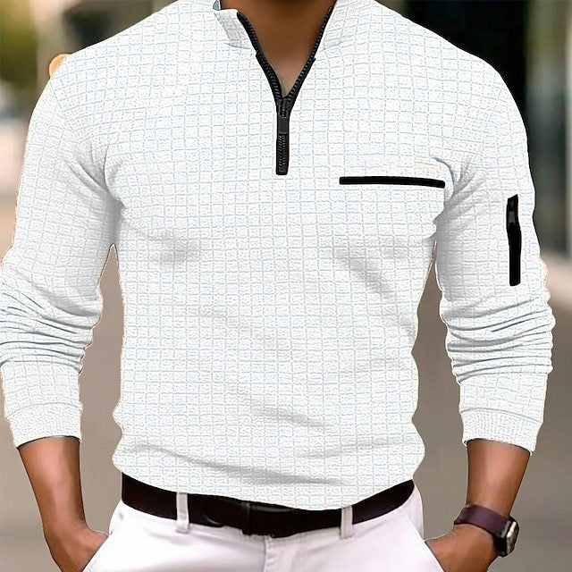 Drune | Legere zip-Pullover Herren