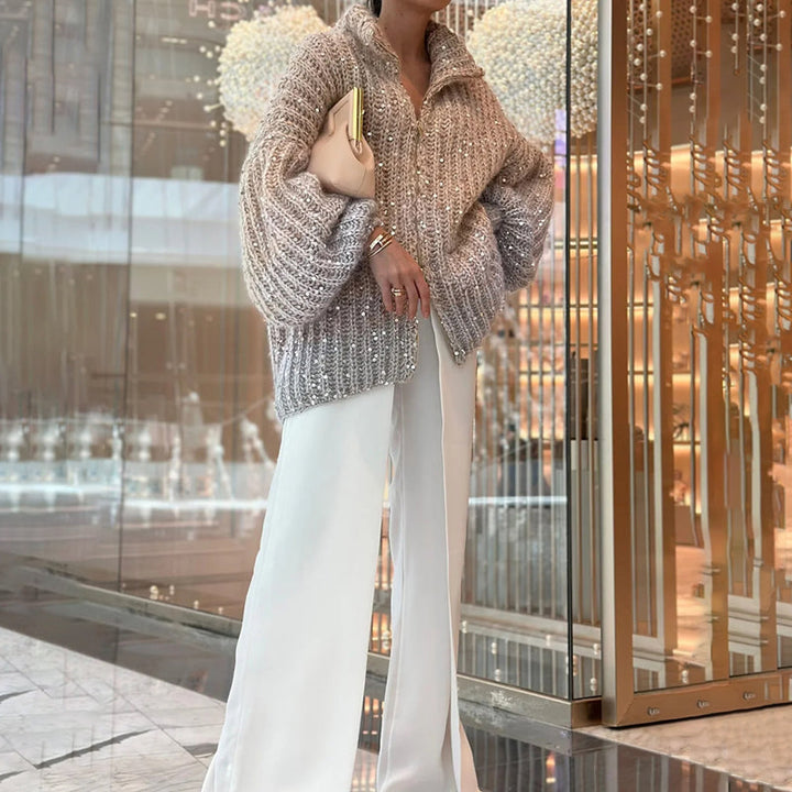 Drune | Lässige Strick Strickjacke
