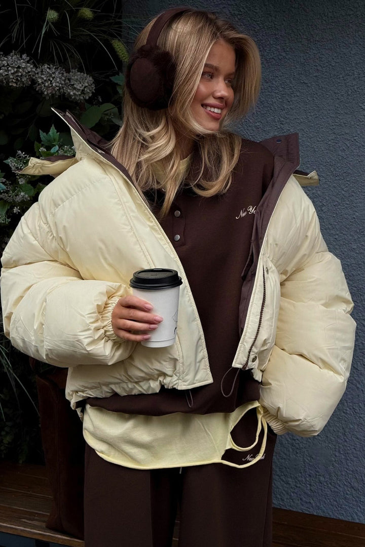 Drune | Fit Puffy Puffer Jacke