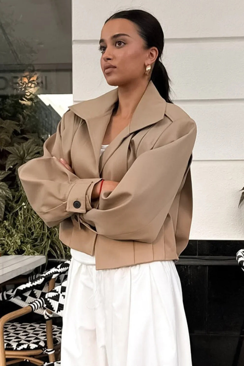 Drune | Fit Revers Oversized Jacke
