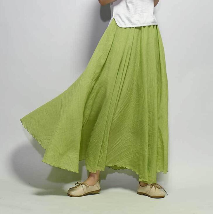 Drune | Lässig fallender Boho Maxi Rock für Damen