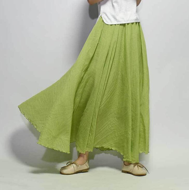 Drune | Lässig fallender Boho Maxi Rock für Damen