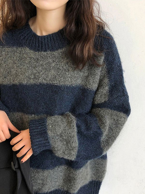 Drune | Eleganter Übergroßer Strickpullover für Damen