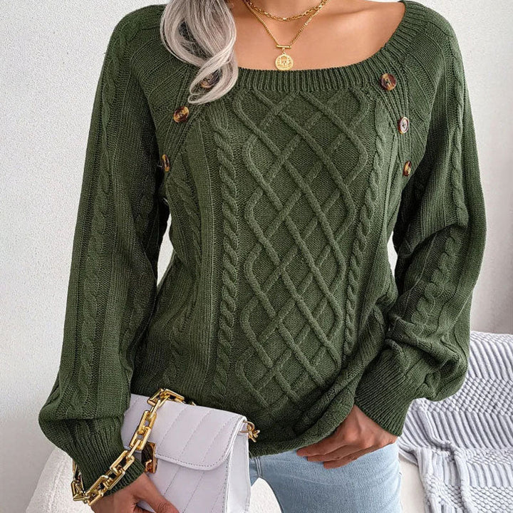 Drune | Zopfmuster Pullover mit Strukturmuster