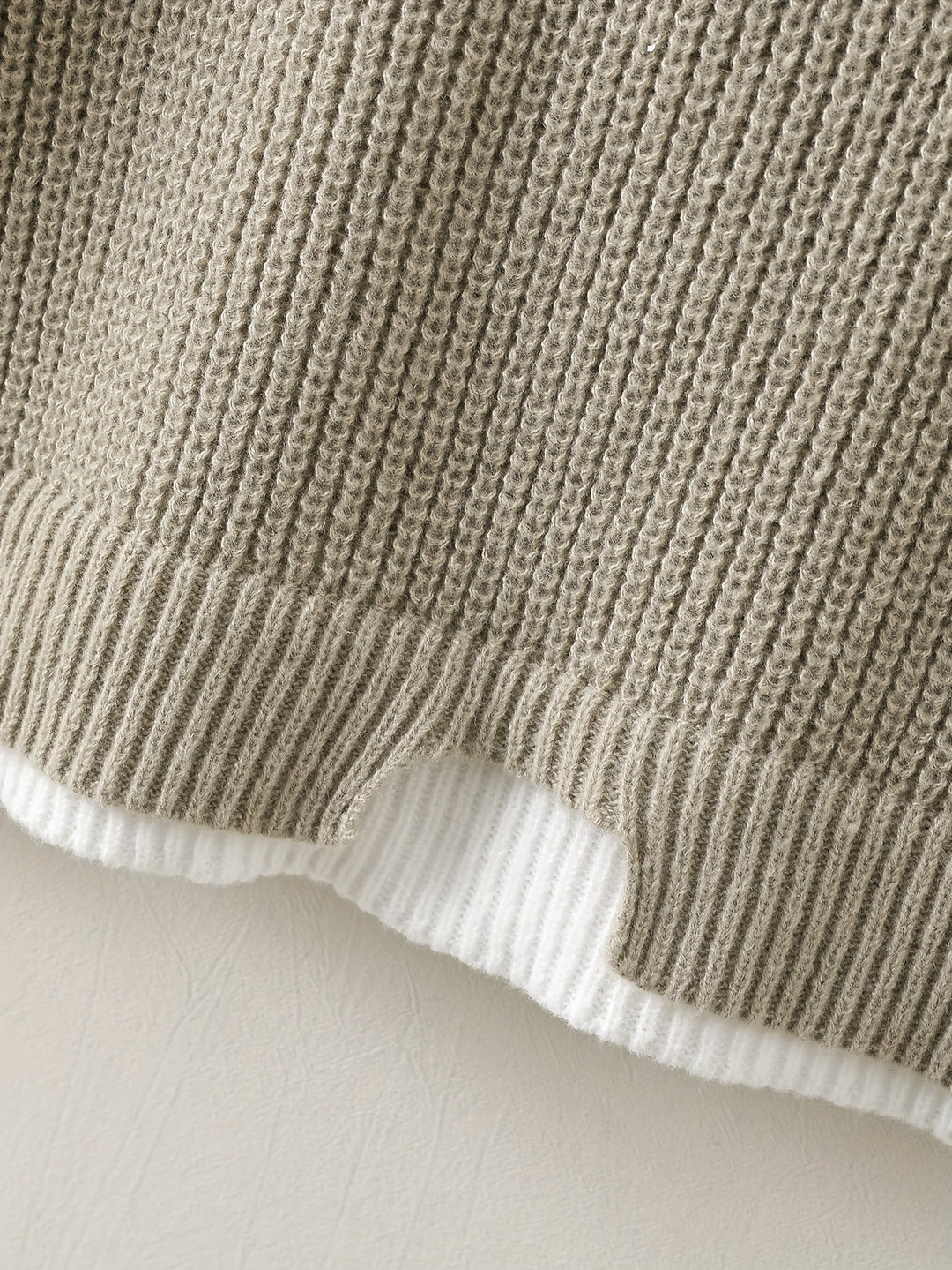 Drune | Überdimensionierter Strickpullover Acryl Lässig und Warm