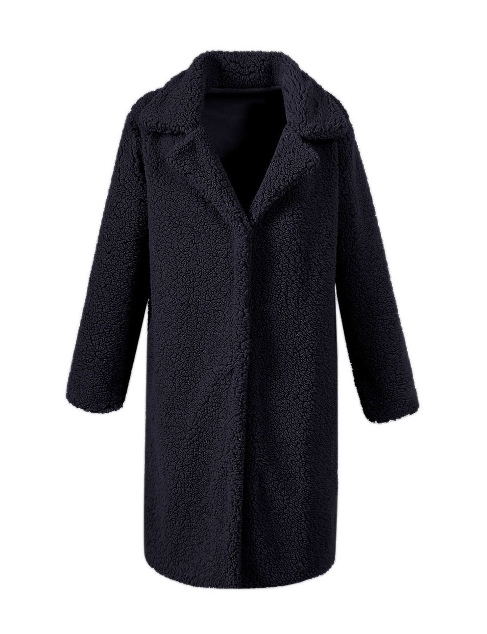 Damen Kuscheliger Teddy-Mantel Drune