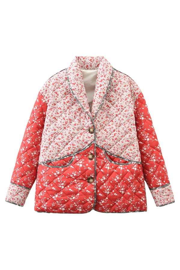 Drune | Kontrastierende Farbstiche Baumwolljacke