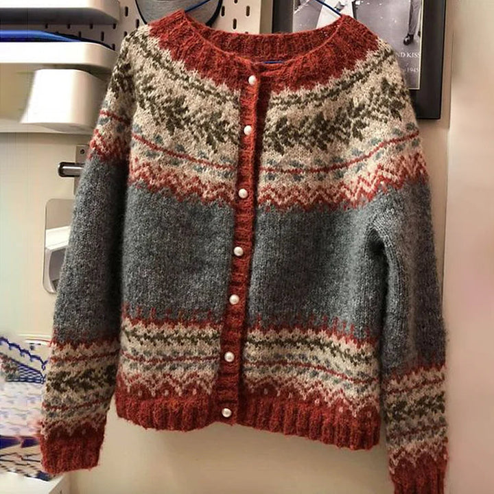 Drune | Strickjacke Aus Hochwertiger Wolle Und Baumwolle