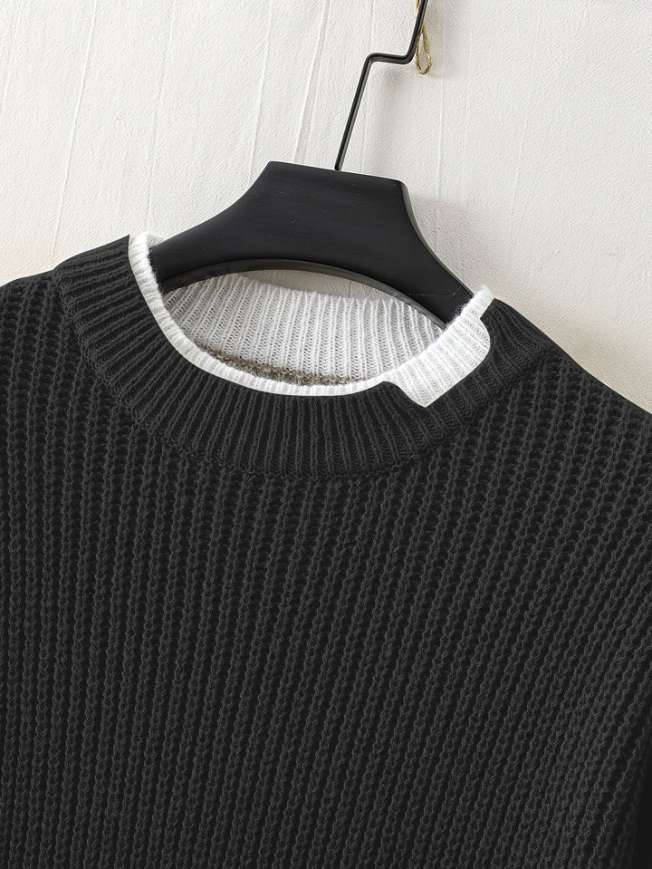 Drune | Überdimensionierter Strickpullover Acryl Lässig und Warm