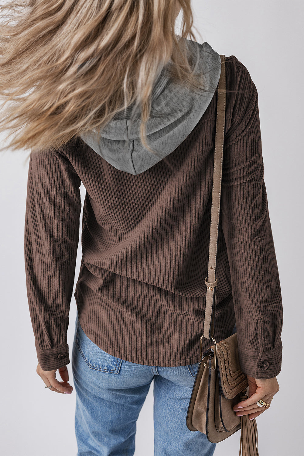 Drune | Hoodie Shirtjacke Weich und Praktisch Perfekt Für Den Alltag