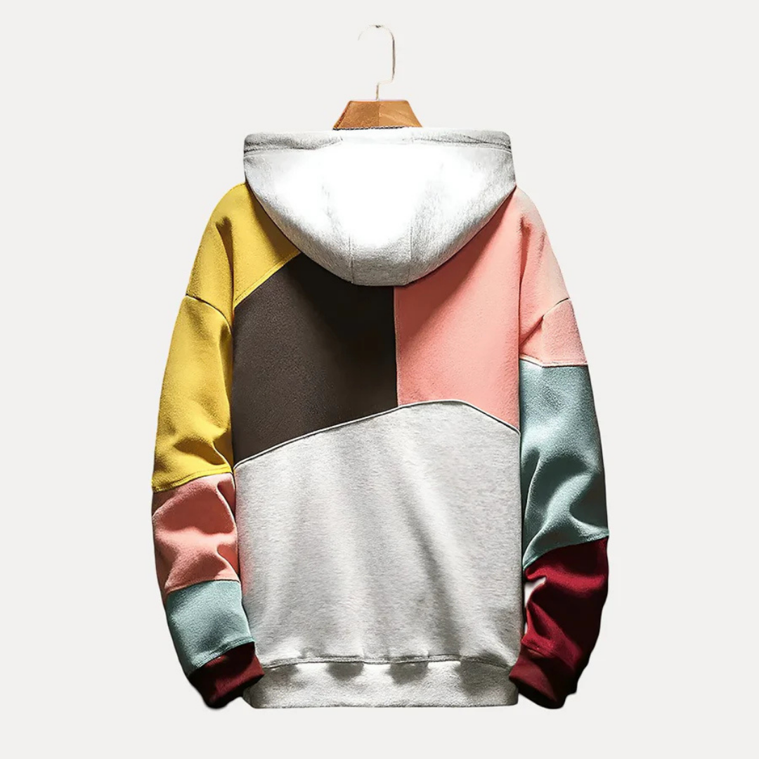 Drune | Herren Hoodie mit Strick- & Druckdesign