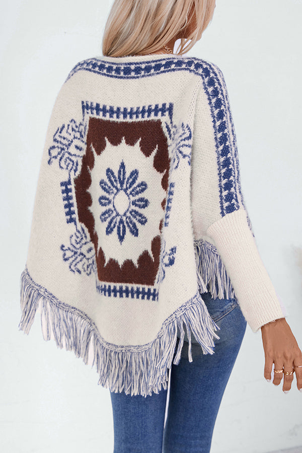 Drune | Strickpullover mit Quasten-Saum