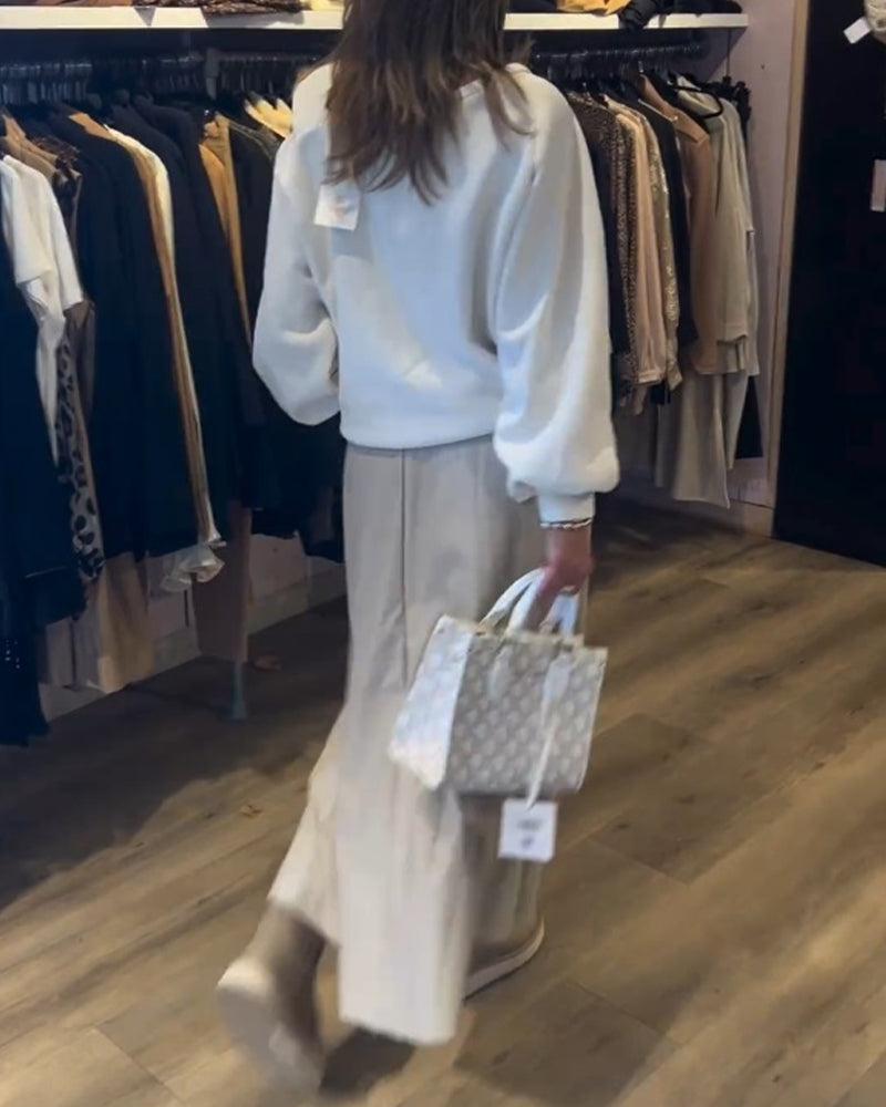 Drune | Sweatshirt mit Kalter Schulter
