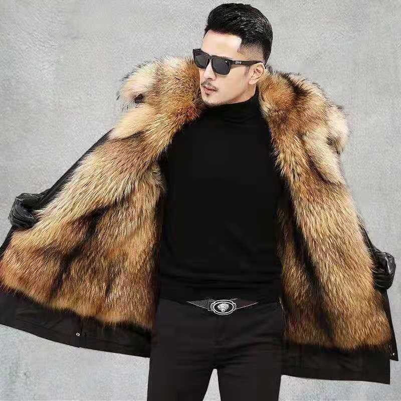 Drune | Herren Parka mit hohem Kragen