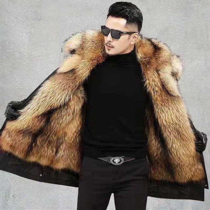 Drune | Herren Parka mit hohem Kragen