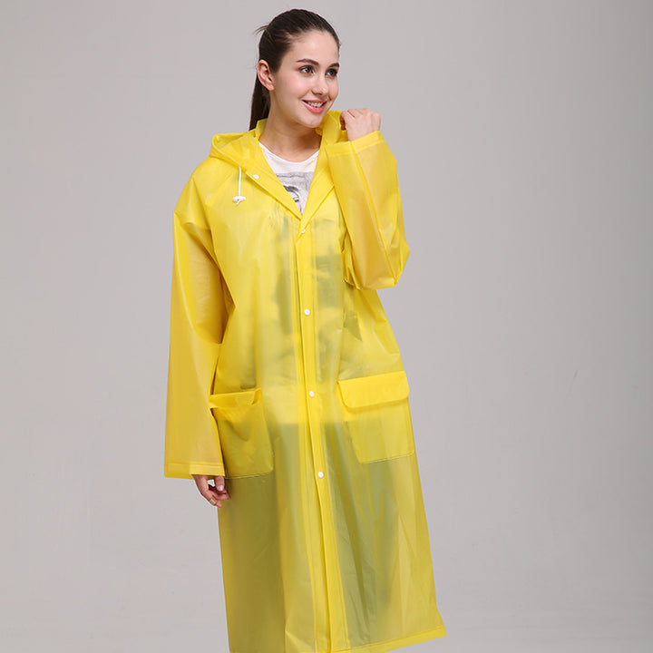Herren Transparente Regenmantel Drune