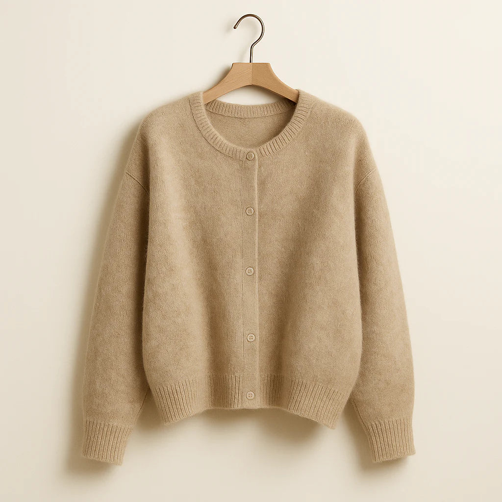 Drune | braune Damenstrickjacke