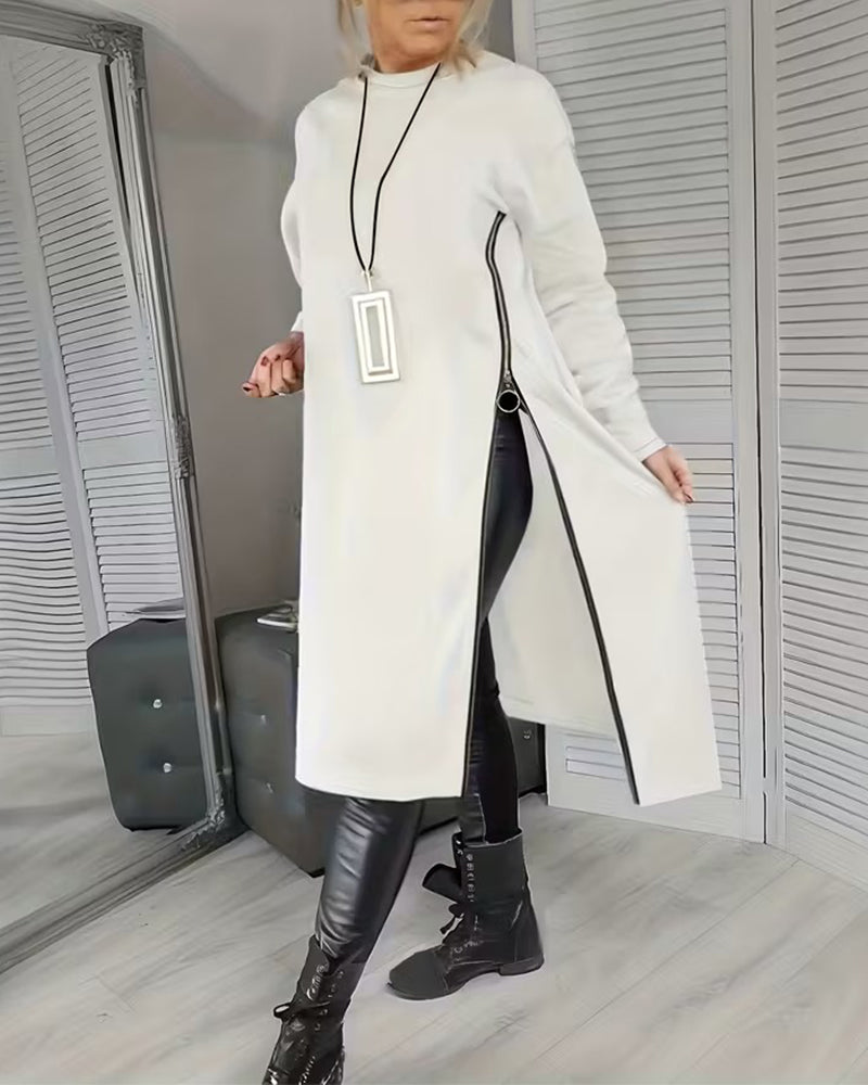 Drune | Stylische Große Tasche Reißverschluss Design