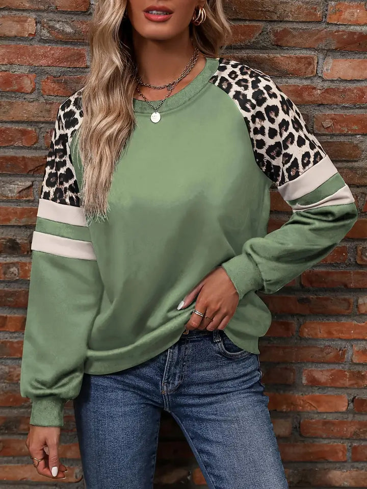 Drune | Leopardenmuster Pullover