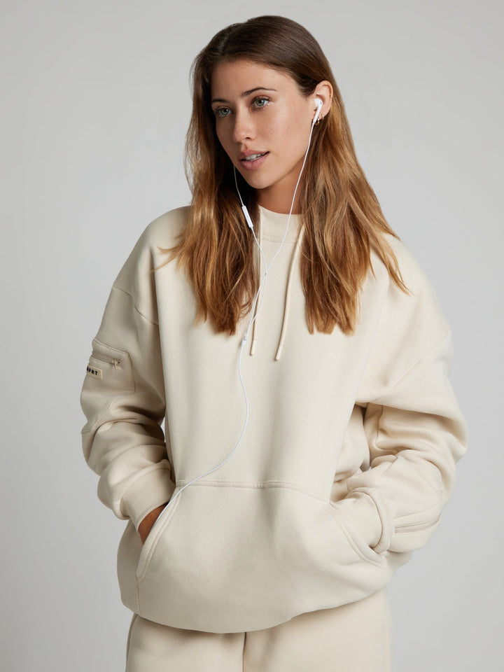 Drune | Cozy travel hoodie with airplane mode graphic
