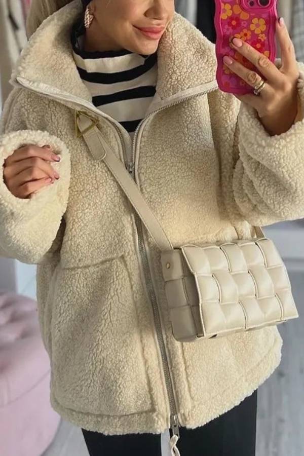 Drune | Full-Zip Teddy-Jacke