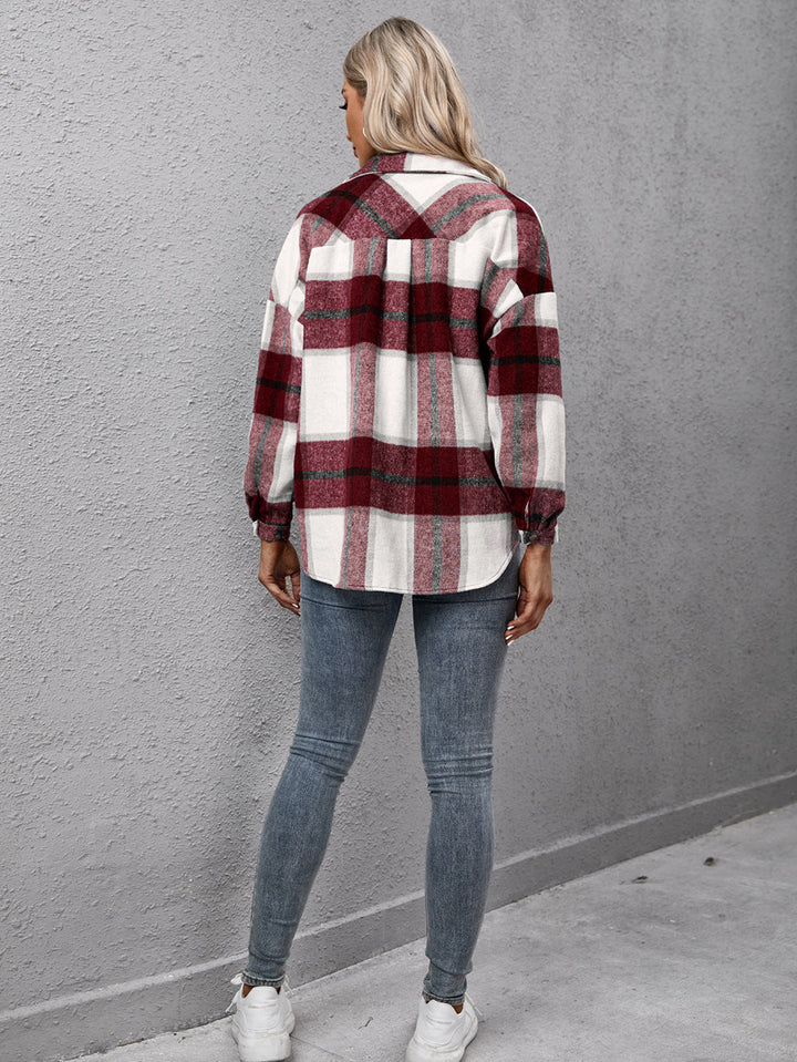 Drune | Karierter Langarmhemdjacke